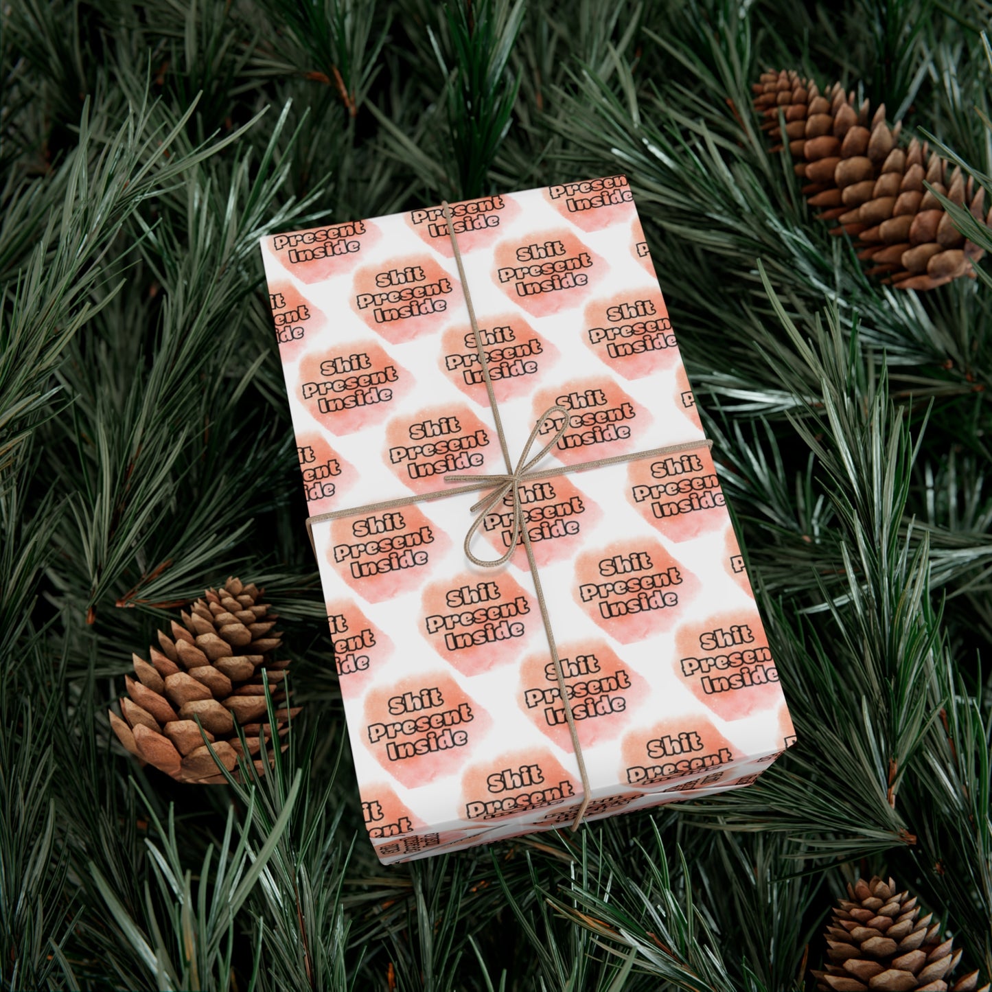 Funny Gift Wrap | Shit Present Inside |