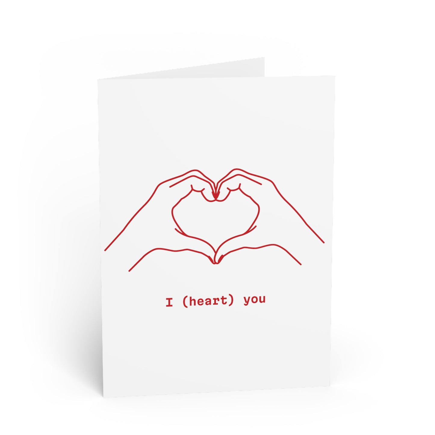 I ❤️ you card