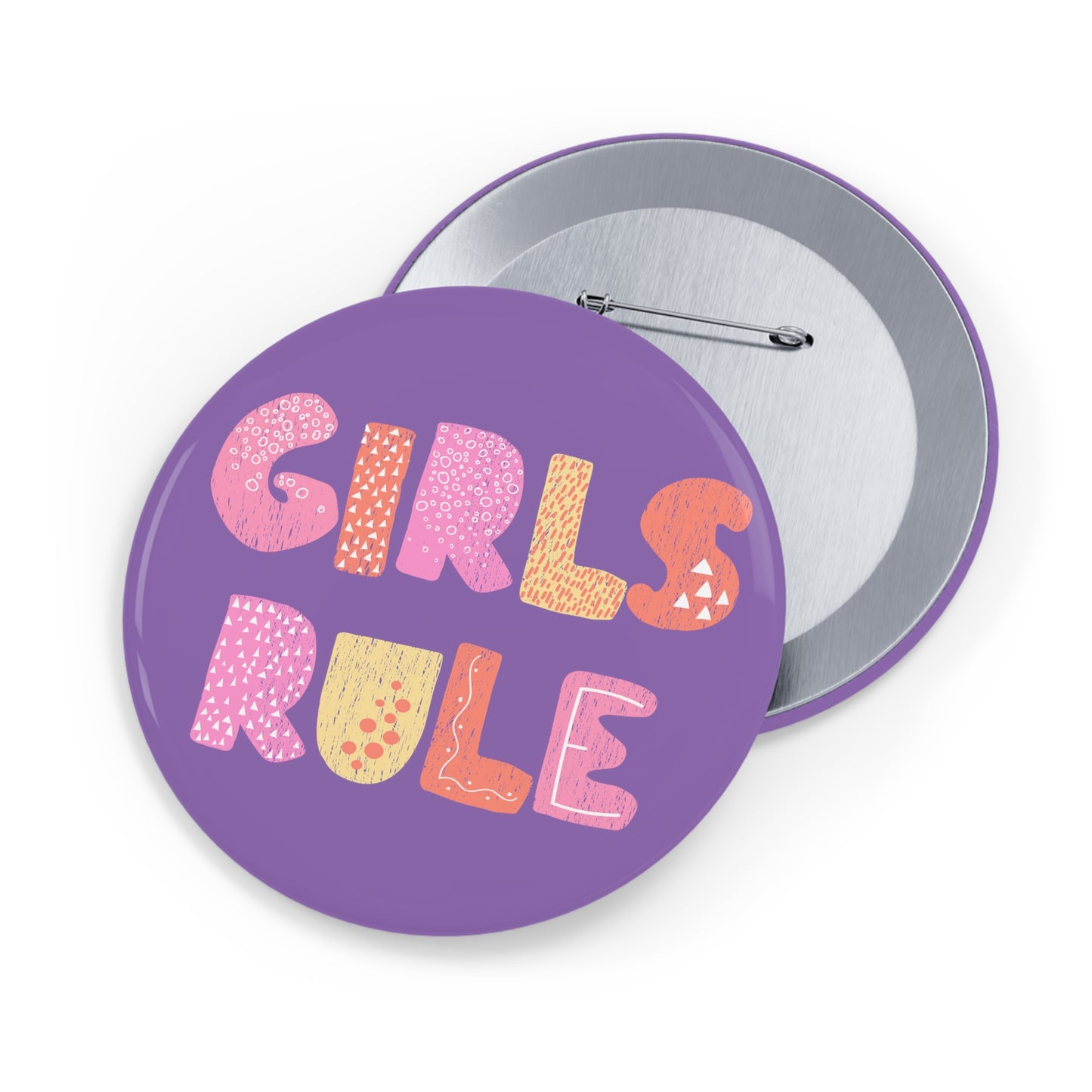 Funny Badges | Girls Rule |