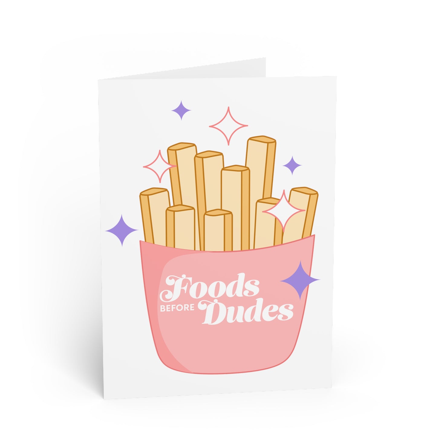 Foods before dudes card