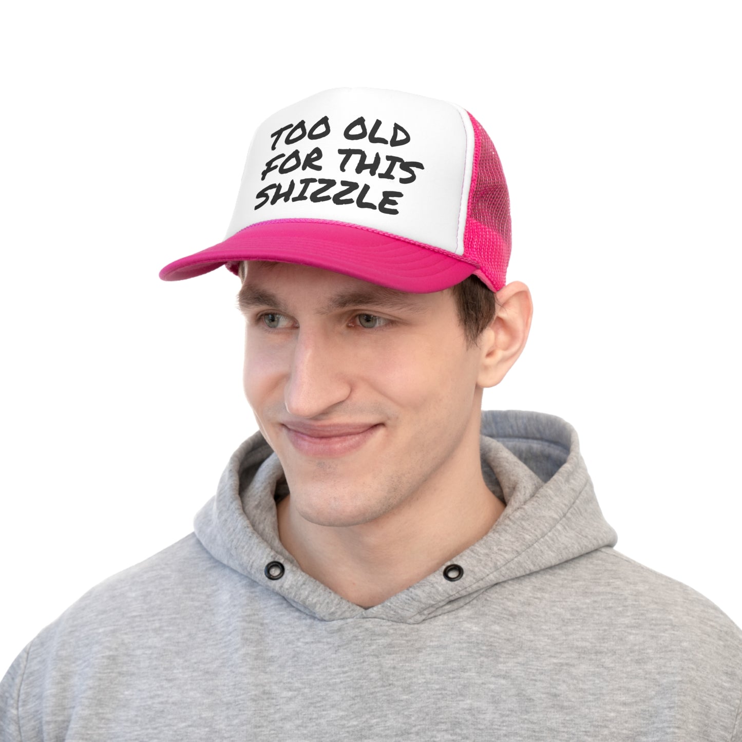 Funny Trucker Caps | Too Old For This Shit |