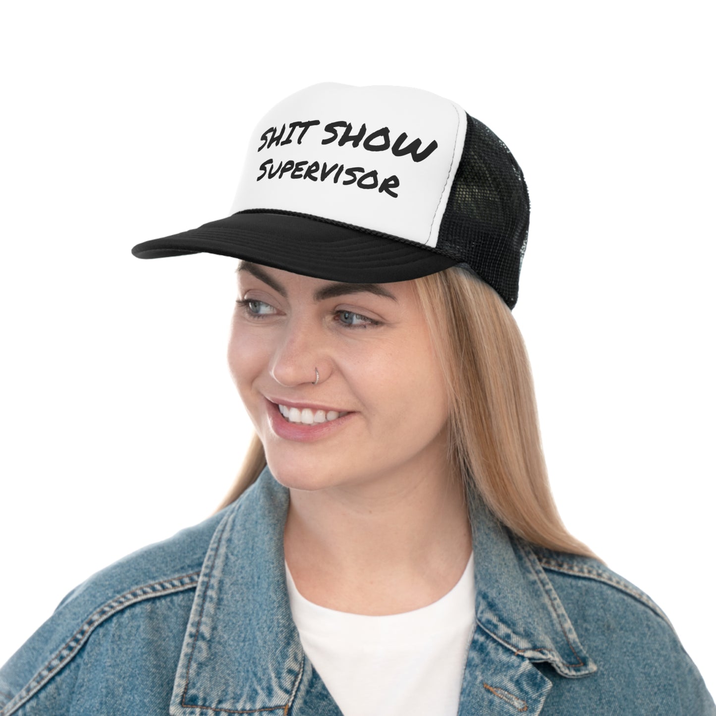 Funny Trucker Cap | Shit Show Supervisor |