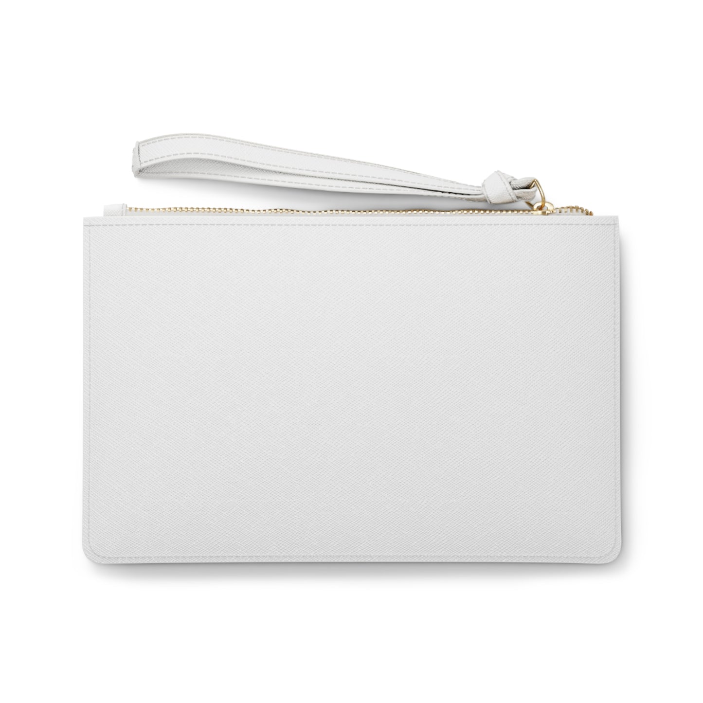 Oranges Leather Clutch Bag