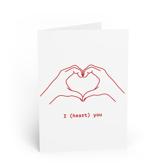 I ❤️ you card