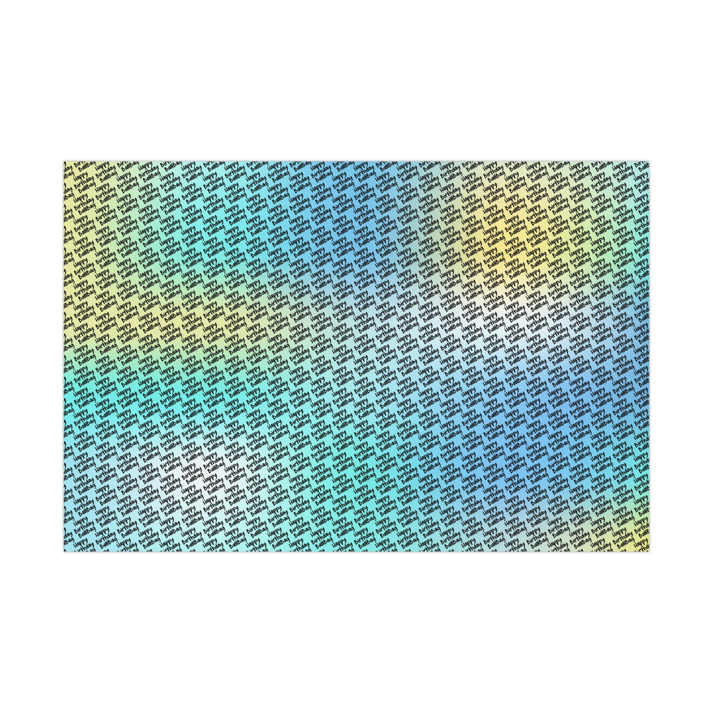 Funny Gift Wrap | Happy Birthday BallBag |