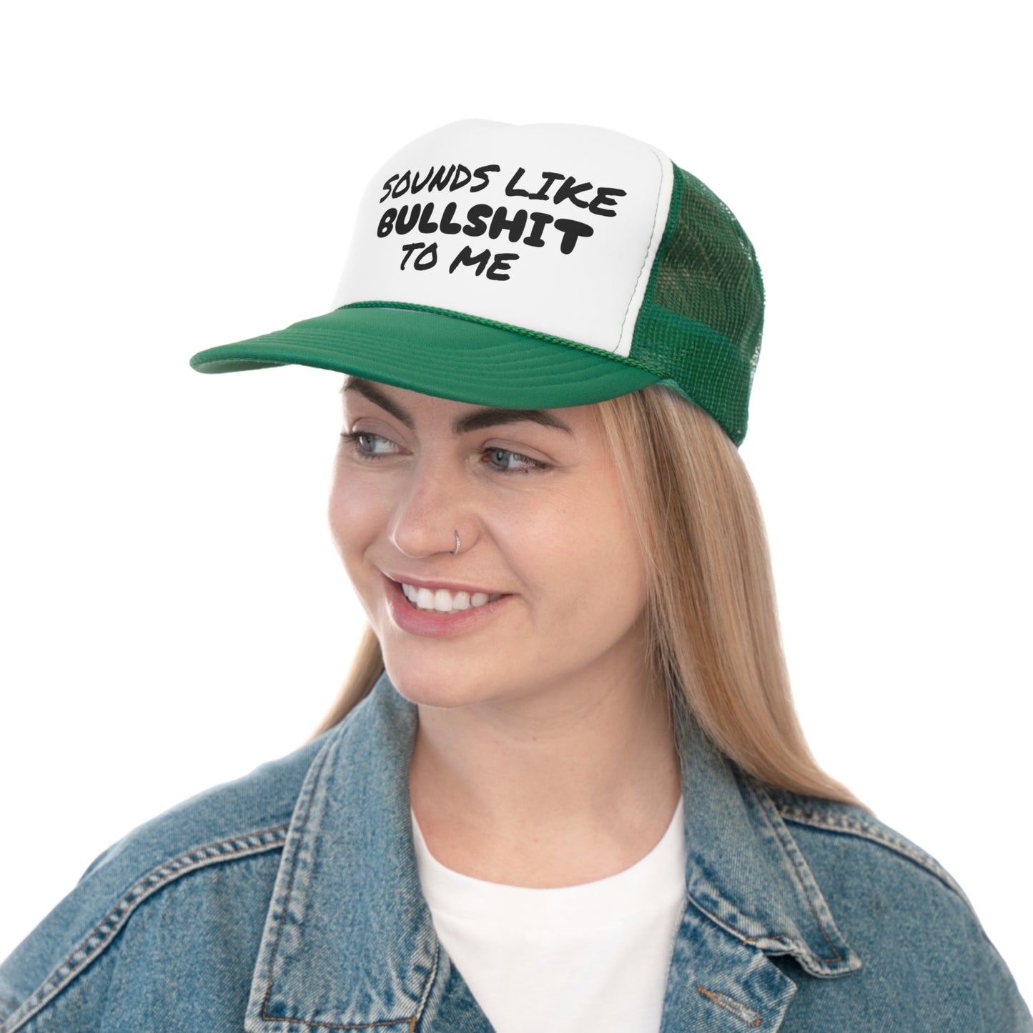 Funny Trucker Caps | Sounds Like Bullshit To Me |