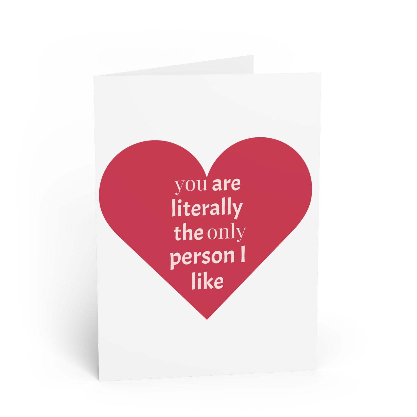 Love heart card