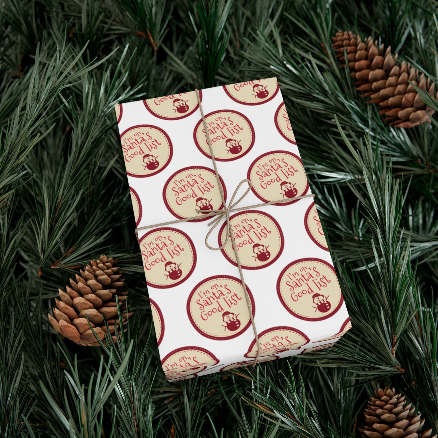 Funny Gift Wrap | Santa's Good List |
