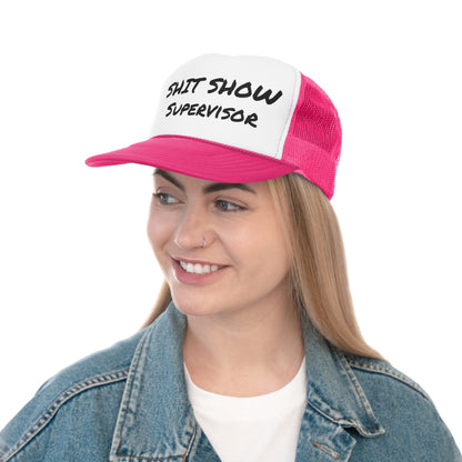 Funny Trucker Cap | Shit Show Supervisor |