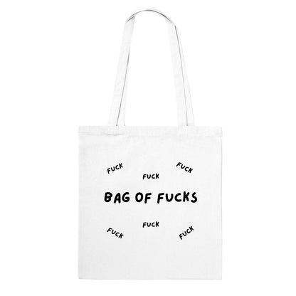 Funny Tote Bag | Bag of Fucks |
