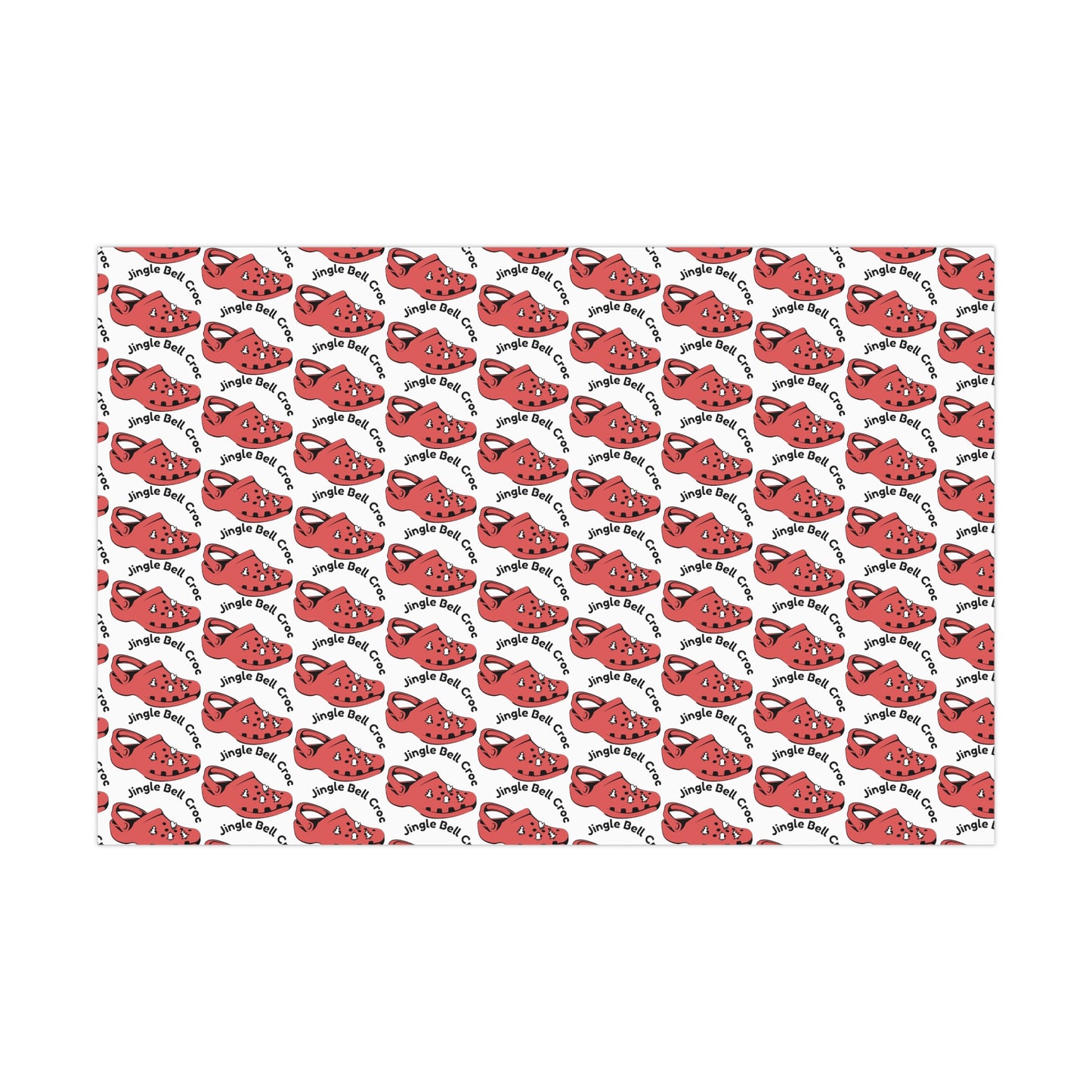 Funny Gift Wrap | Jingle Bell Croc |