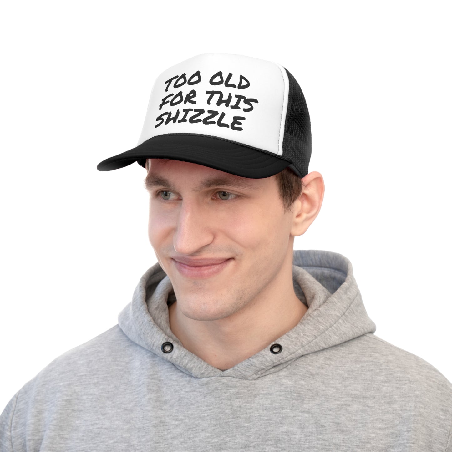 Funny Trucker Caps | Too Old For This Shit |