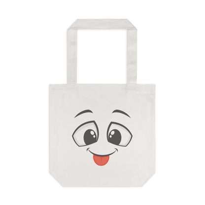 Funny Tote Bag | Cartoon Face |