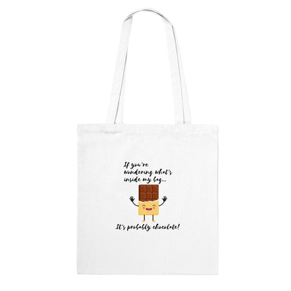 Funny Tote Bag | If You're Wondering What's Inside My Bag |